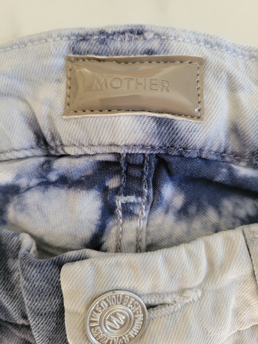 MOTHER "The Looker" Skinny Jeans In The "Icebreaker" Tie-Dye Size 27